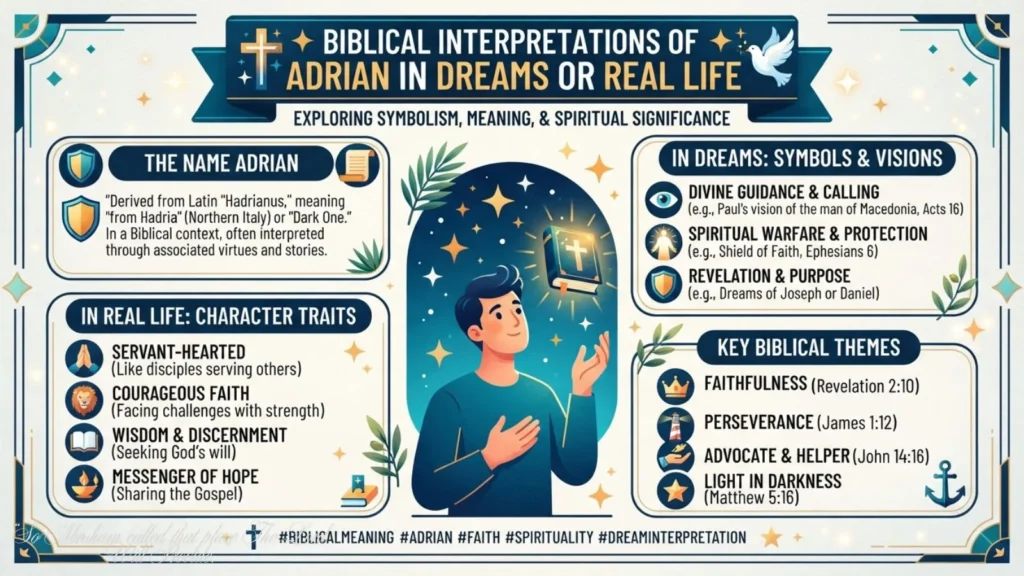 Biblical Interpretations of Adrian in Dreams or Real Life