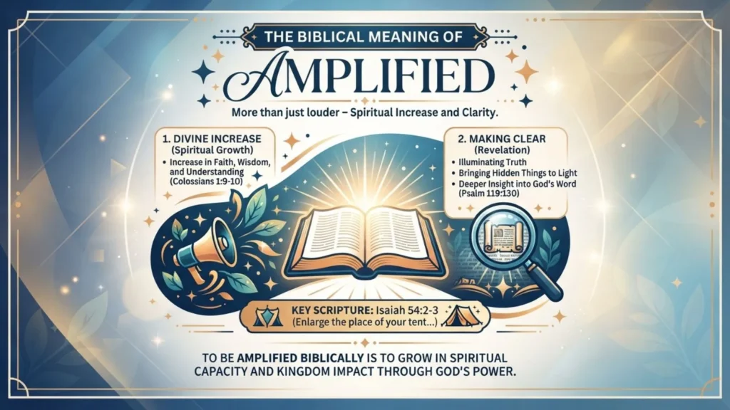 Biblical Meaning of Amplified