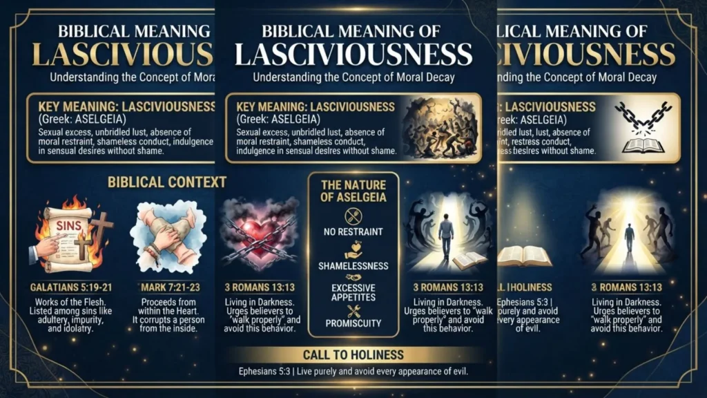 Biblical Meaning of Lasciviousness