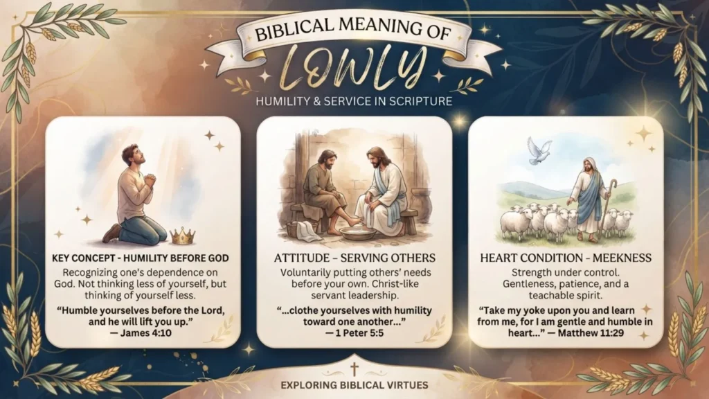 Biblical Meaning of Lowly 