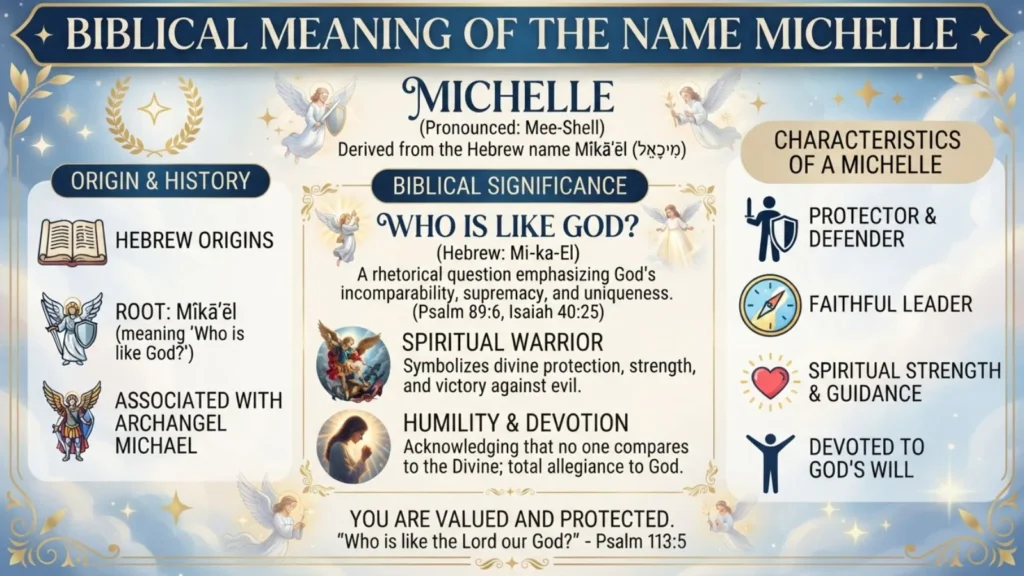 Biblical Meaning of Michelle