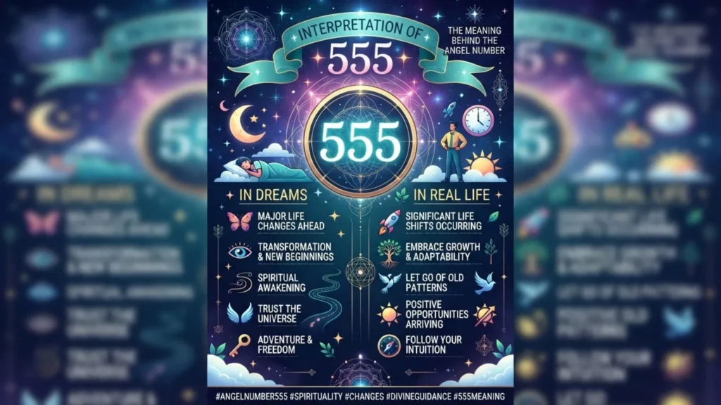 Interpretation of 555 in Dreams or Real Life