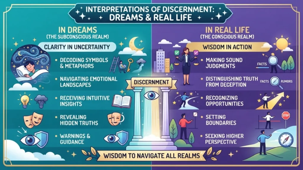Interpretations of Discernment in Dreams or Real Life