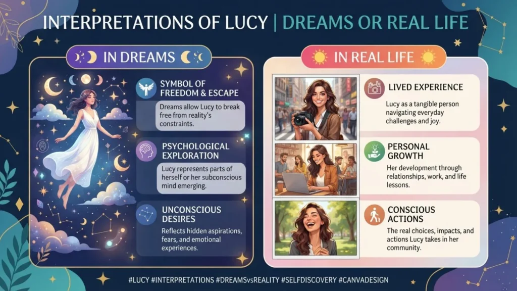 Interpretations of Lucy in Dreams or Real Life