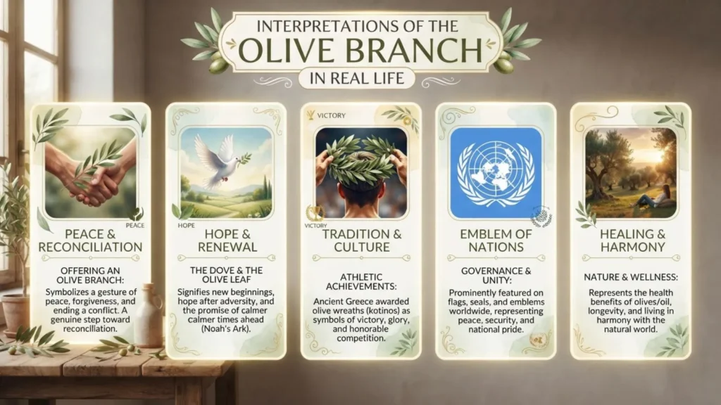 Interpretations of Olive Branch in Real Life