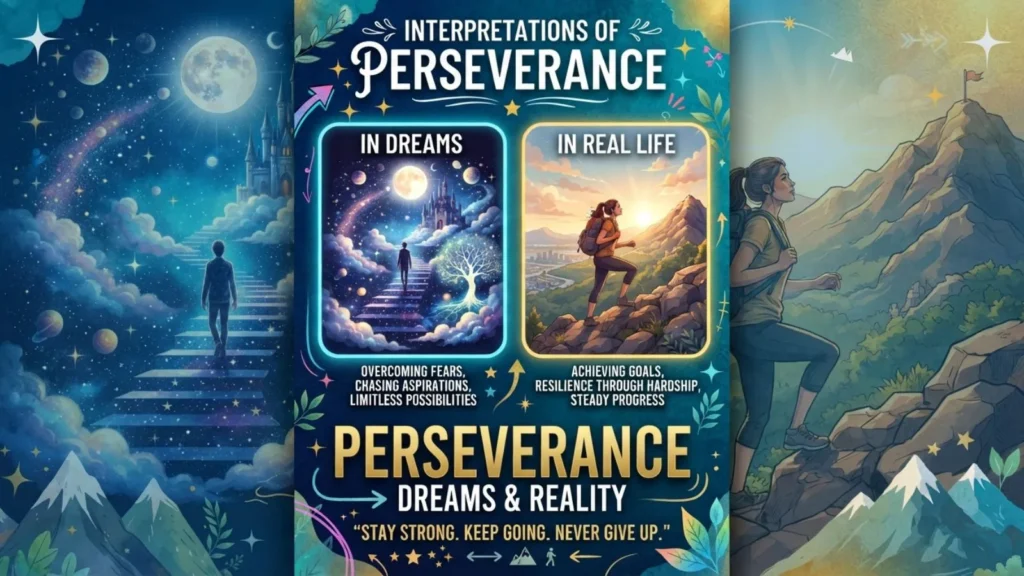 Interpretations of Perseverance in Dreams or Real Life