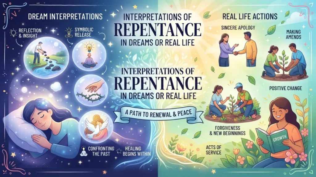 Interpretations of Repentance in Dreams or Real Life