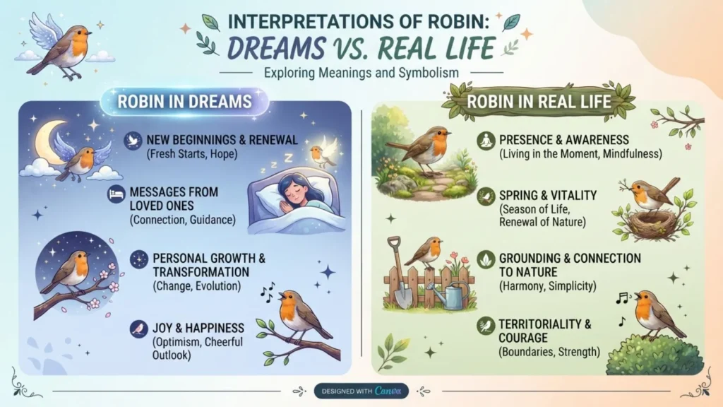 Interpretations of Robin in Dreams or Real Life