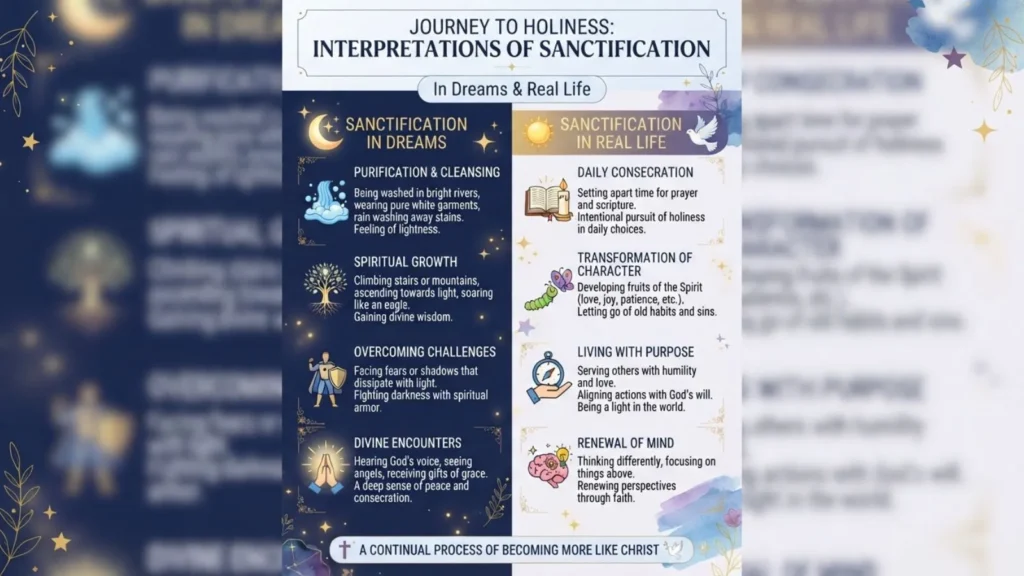 Interpretations of  sanctification in Dreams or Real Life