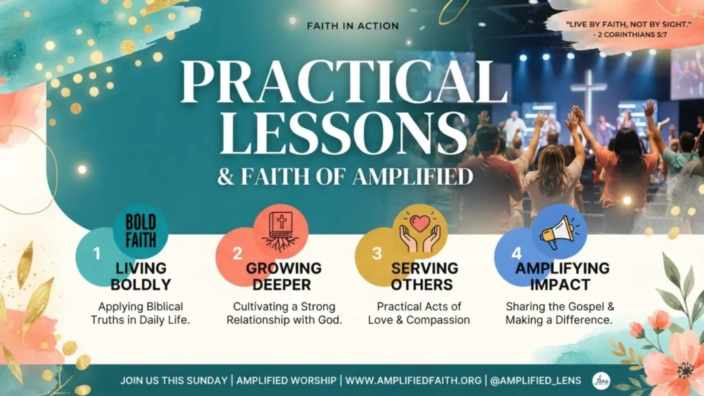 Practical Lessons & Faith Amplified