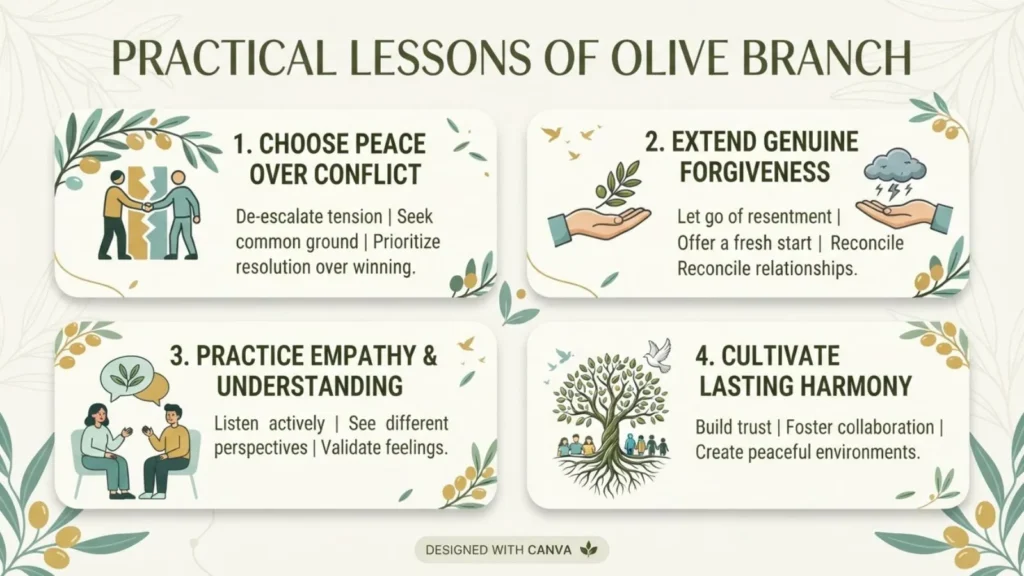 Practical Lessons of Olive Branch