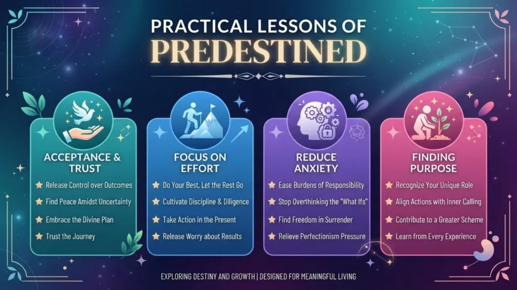 Practical Lessons of predestined