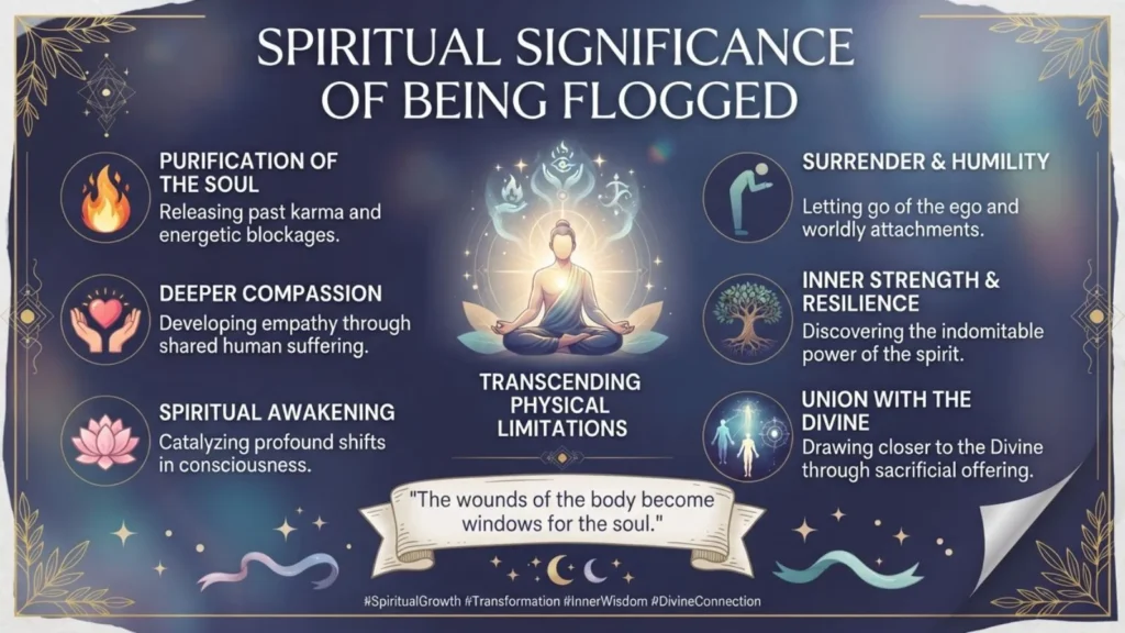 Spiritual Significance of flogged