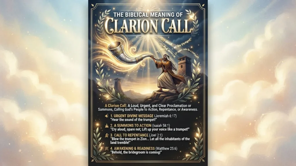 Biblical Meaning of Clarion Call