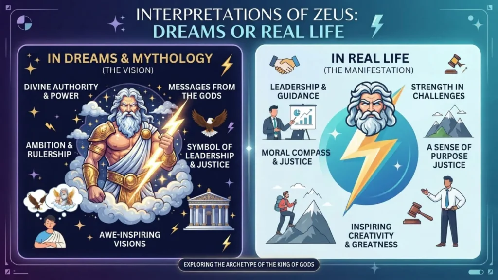 Interpretations of Zeus in Dreams or Real Life