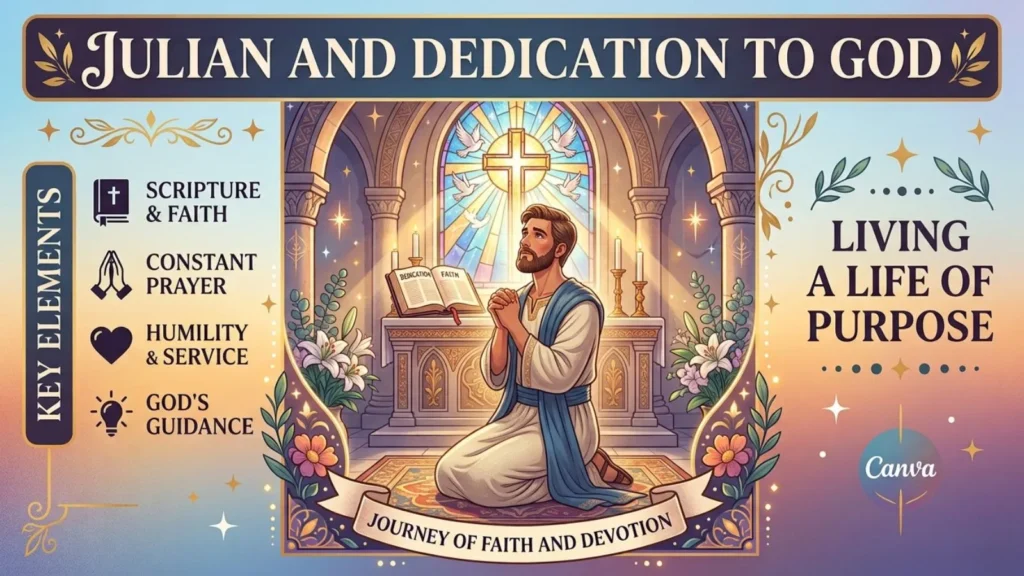 Julian and Dedication to God