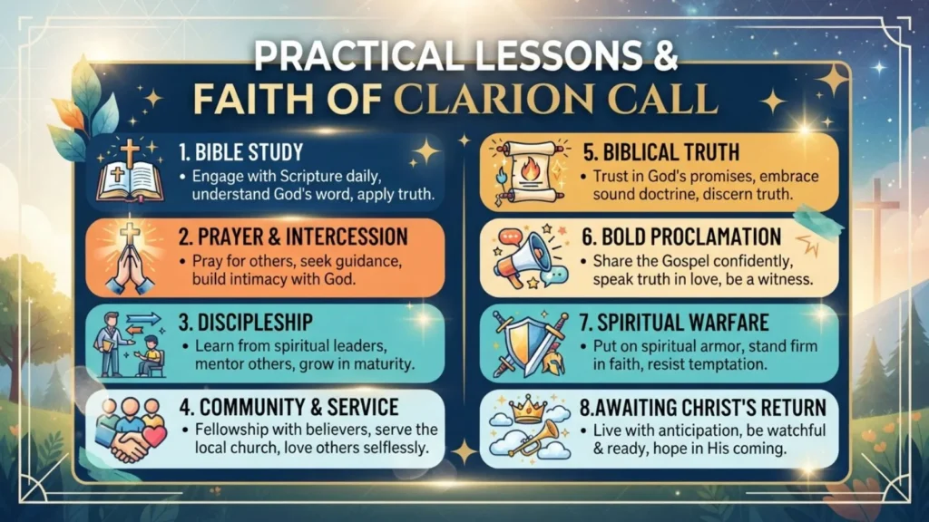 Practical Lessons & Faith of Clarion Call