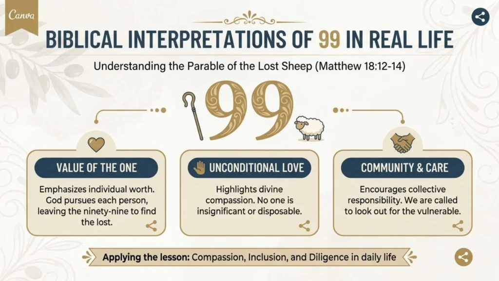 Biblical Interpretations of 99 in Real Life