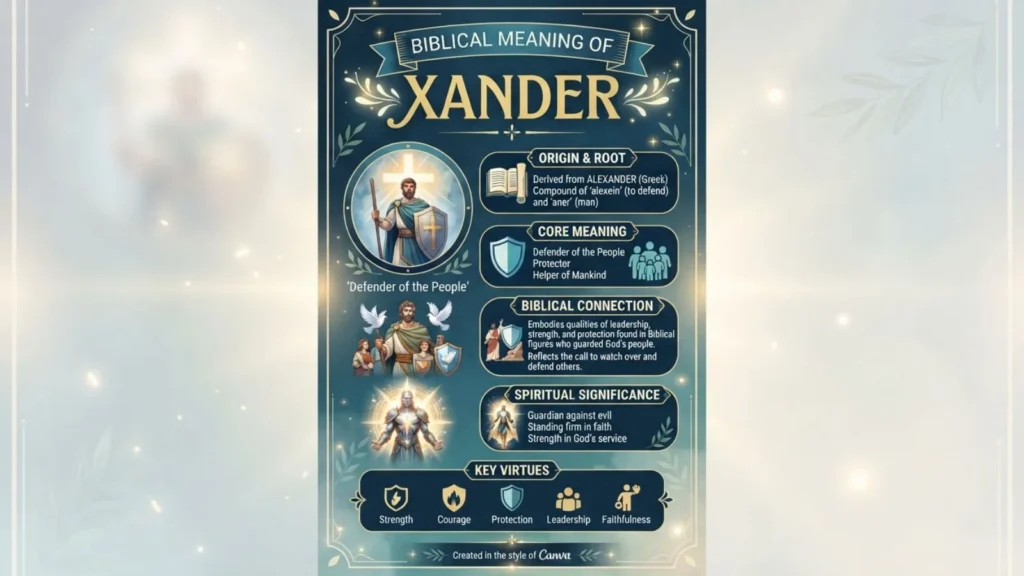 Biblical Meaning of Xander 