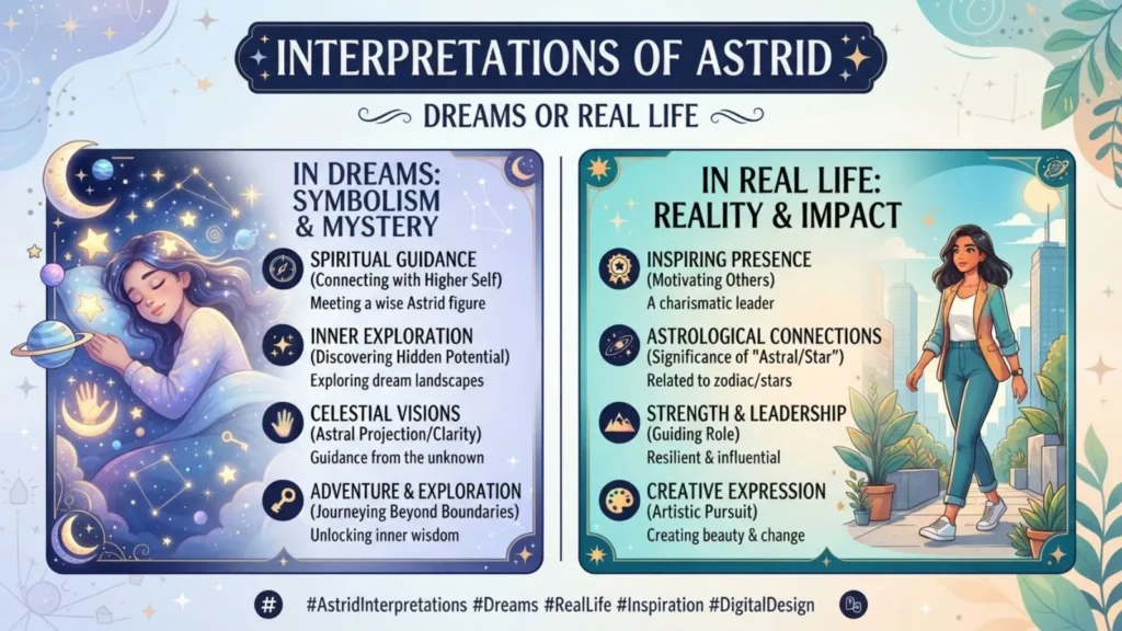 Interpretations of Astrid in Dreams or Real Life