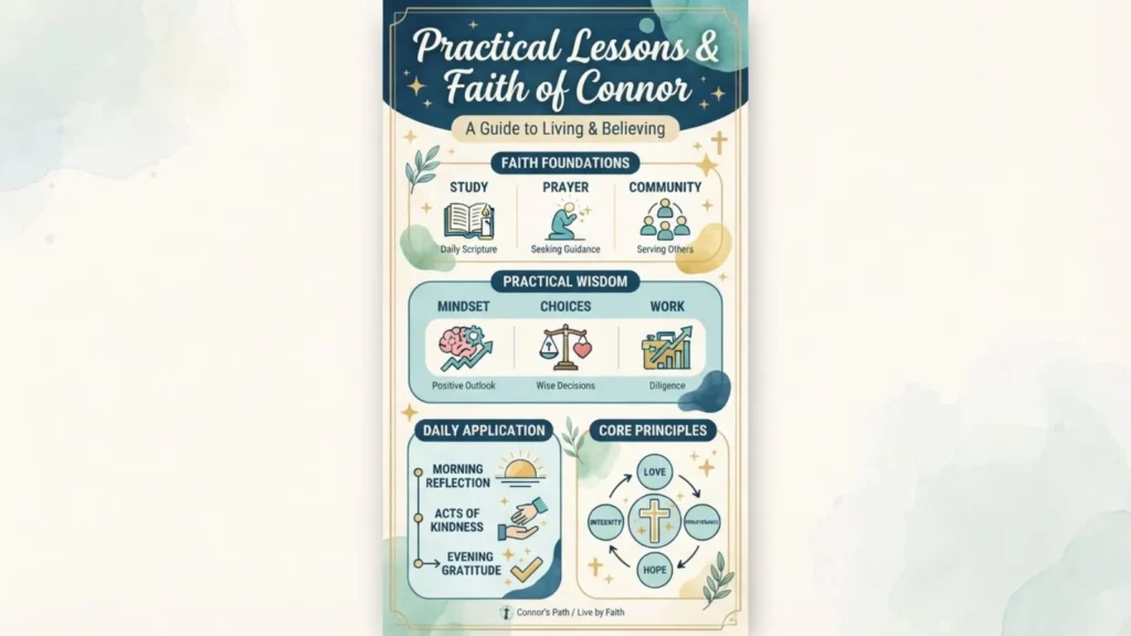 Practical Lessons & Faith of Connor