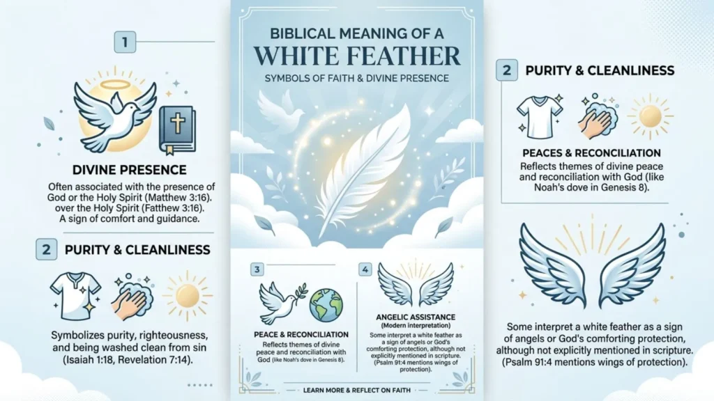 White Feather mean in the Bible