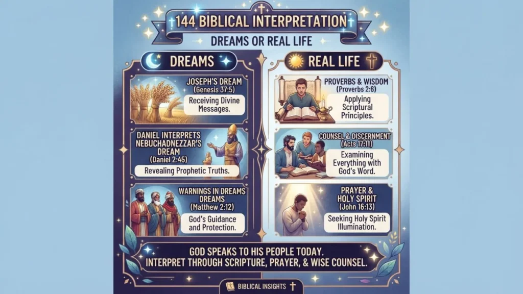 144 Biblical Interpretation in Dreams or Real Life