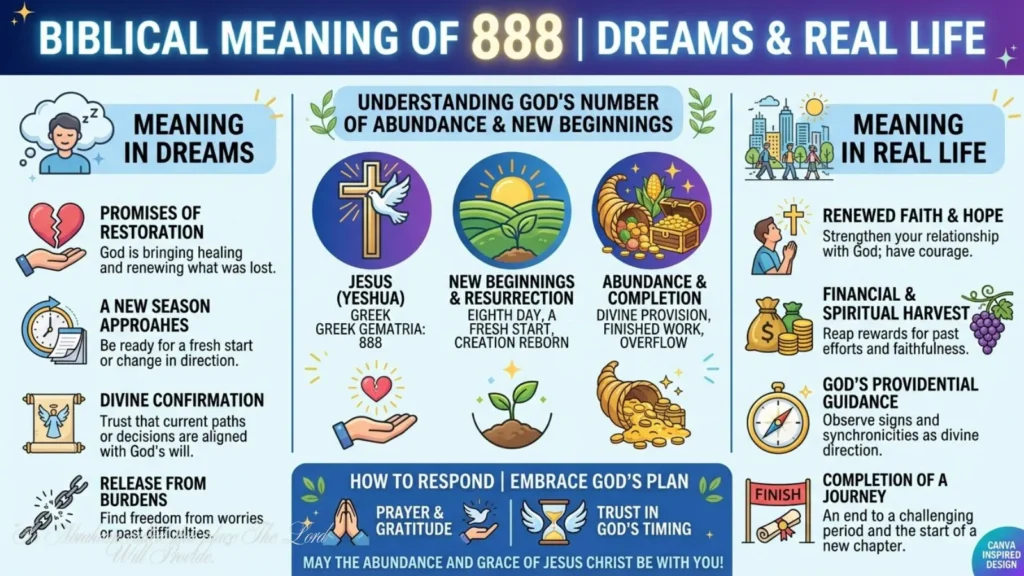 888 Bible Meaning in Dreams or Real Life