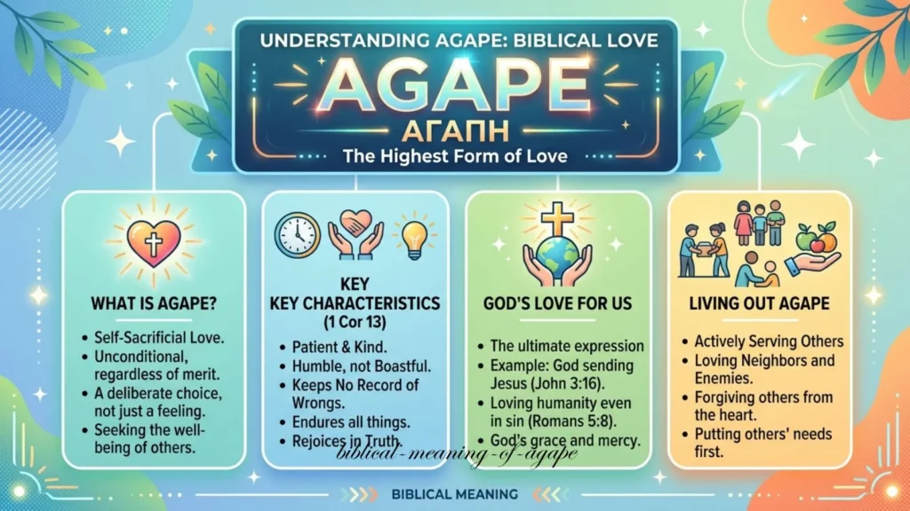Biblical Meaning of Agape
