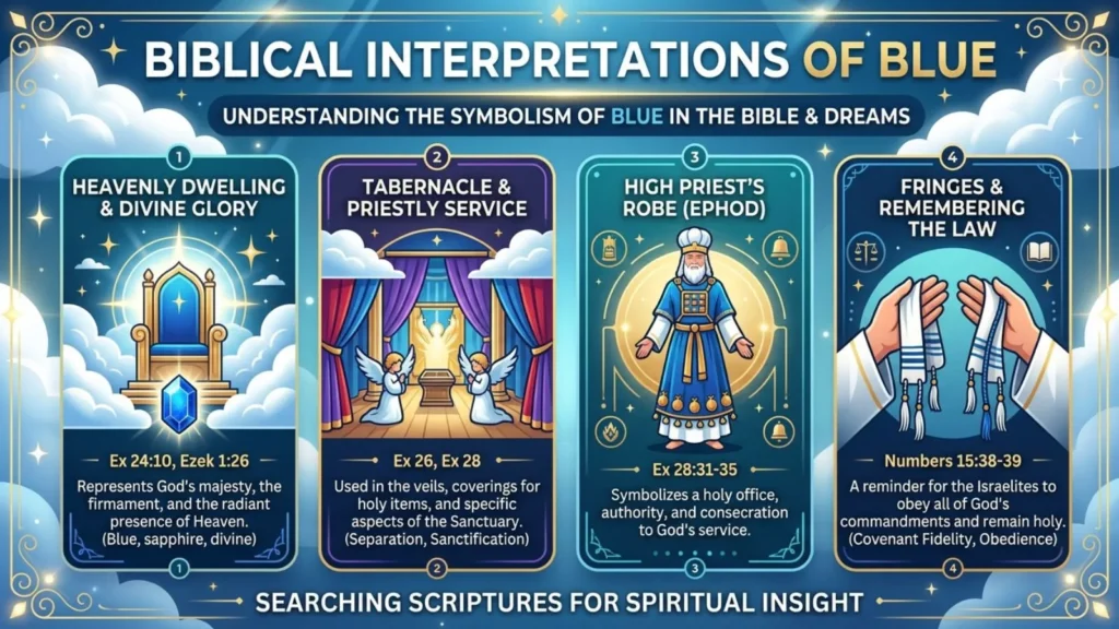Biblical Interpretations of Blue in Dreams or Real Life