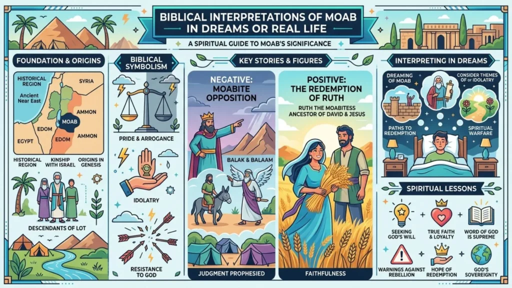 Biblical Interpretations of Moab in Dreams or Real Life
