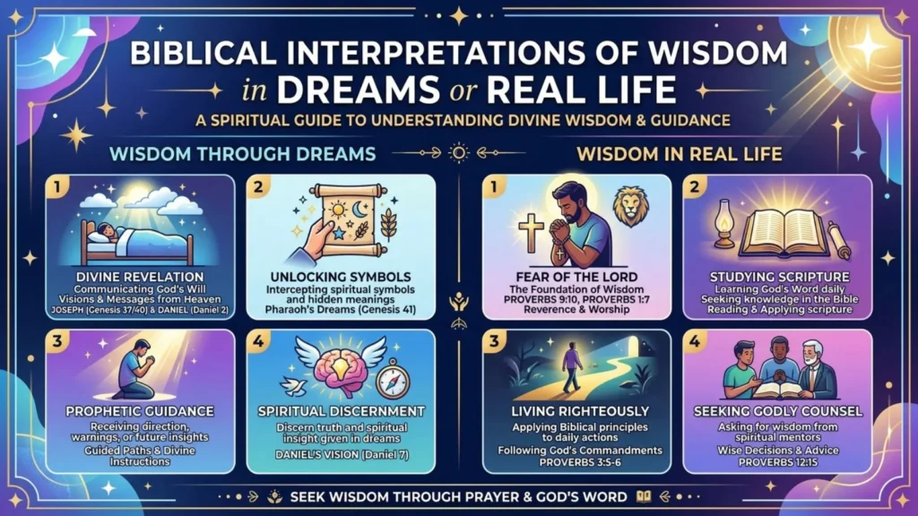 Biblical Interpretations of Wisdom in Dreams or Real Life