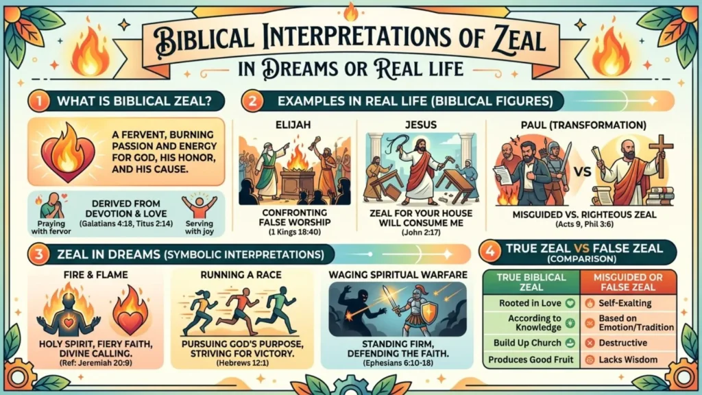 Biblical Interpretations of Zeal in Dreams or Real Life