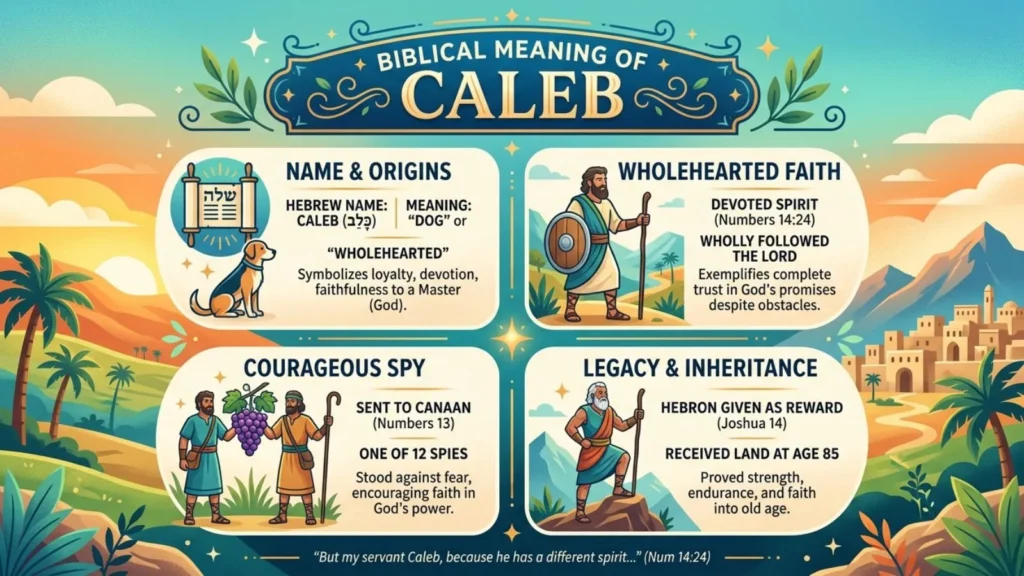 Biblical Meaning of Caleb