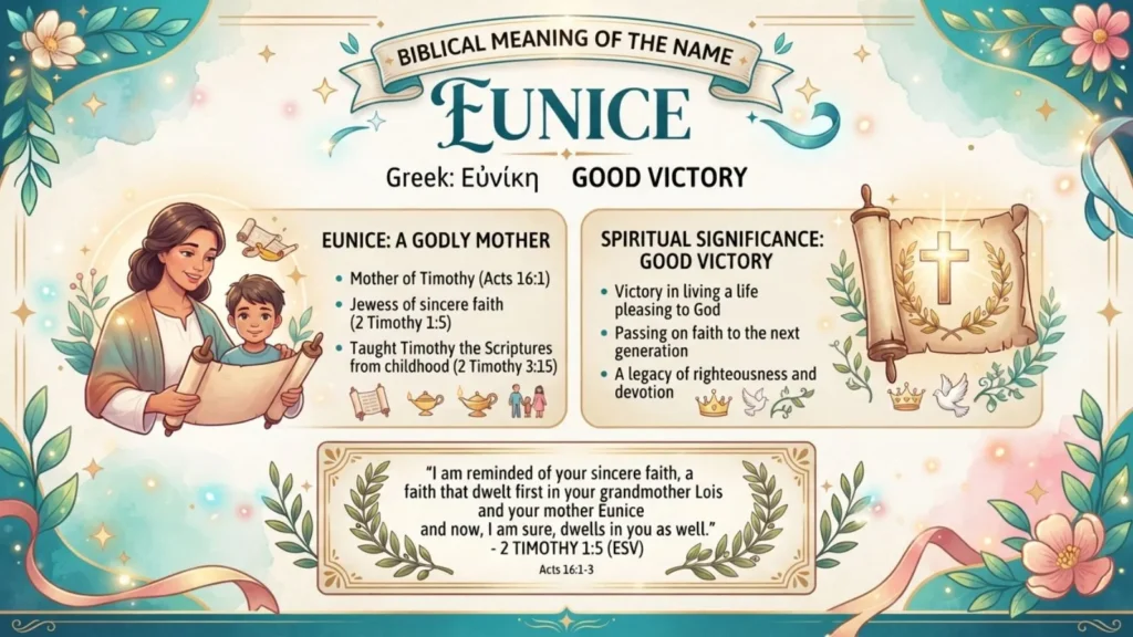 Biblical Meaning of Eunice