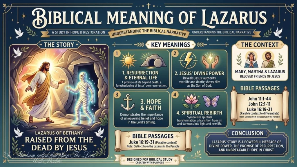 Biblical Meaning of Lazarus