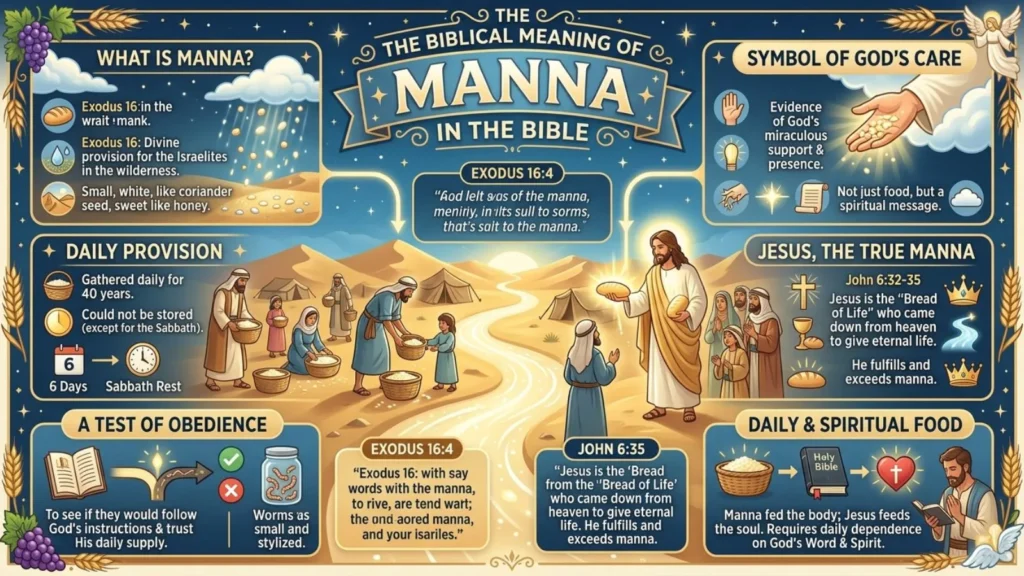 Biblical Meaning of Manna in the Bible