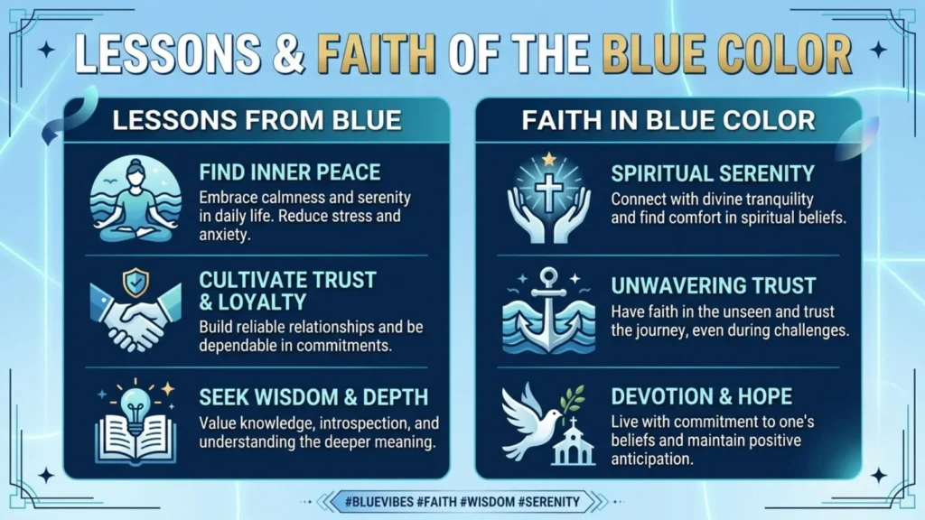 Lessons and Faith of Blue Color