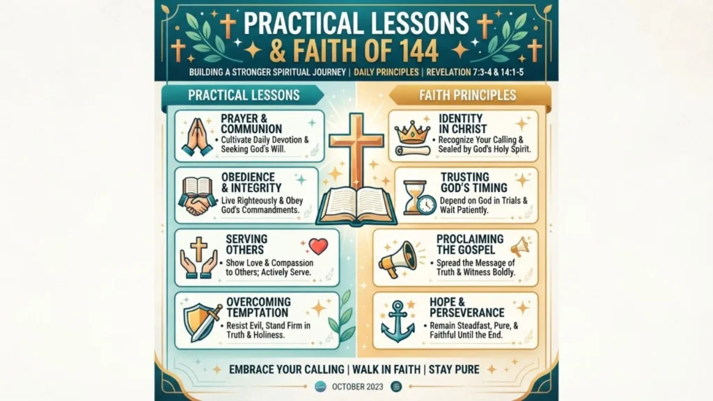 Practical Lessons and Faith OF 144