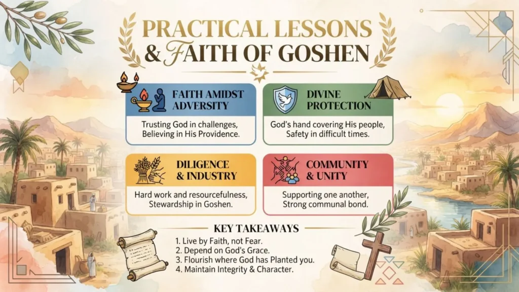 Practical Lessons & Faith of Goshen