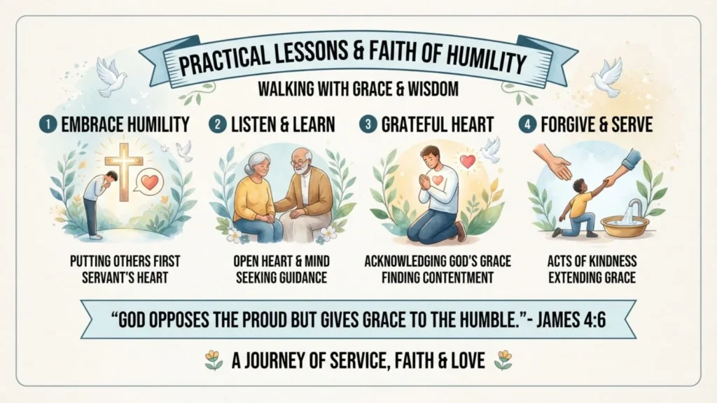 Practical Lessons & Faith of humility