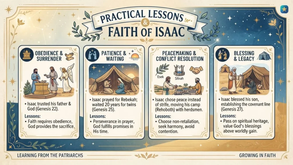 Practical Lessons and Faith OF Isaac