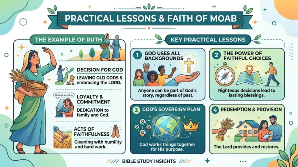 Practical Lessons and Faith of moab