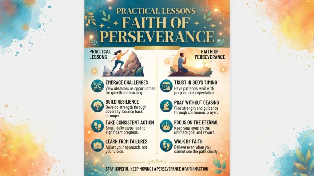 Practical Lessons & Faith of Perseverance