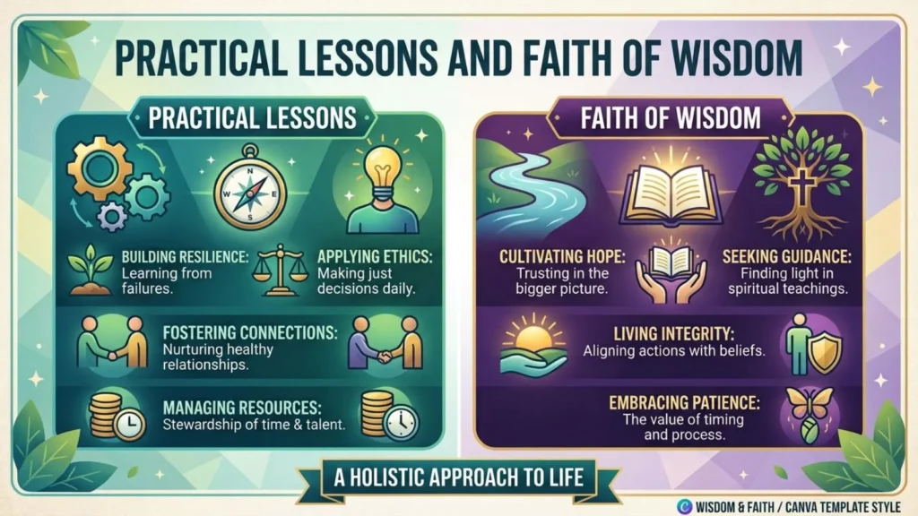 Practical Lessons and Faith of Wisdom