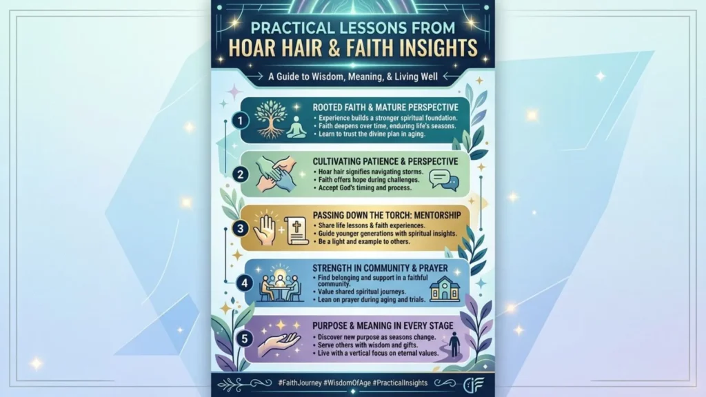 Practical Lessons  of hoar hair and Faith Insights