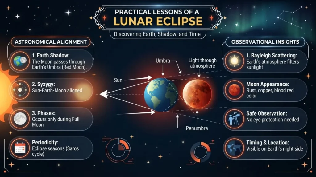 Practical Lessons of Lunar Eclipse