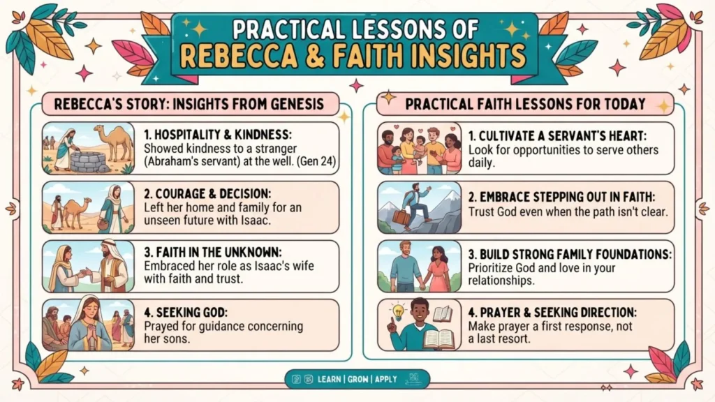 Practical Lessons of Rabecca and Faith Insights