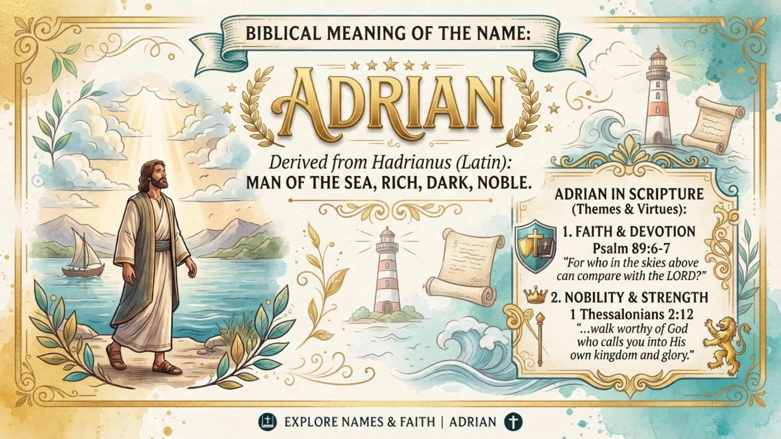 adrian meaning in bible