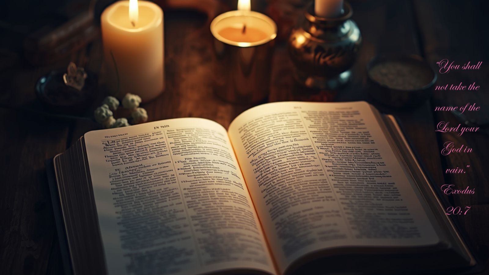 In Vain Meaning in the Bible
